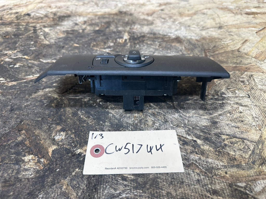 BMW 05-10 E60 5 SERIES BLACK HEADLIGHT CONTROL SWITCH PANEL COMPLETE 6988553