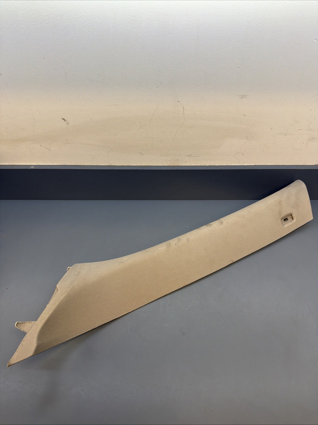 2007-2013 BMW X5 Left Front Side A Pillar Trim Finisher Panel 7129749 OEM GREY