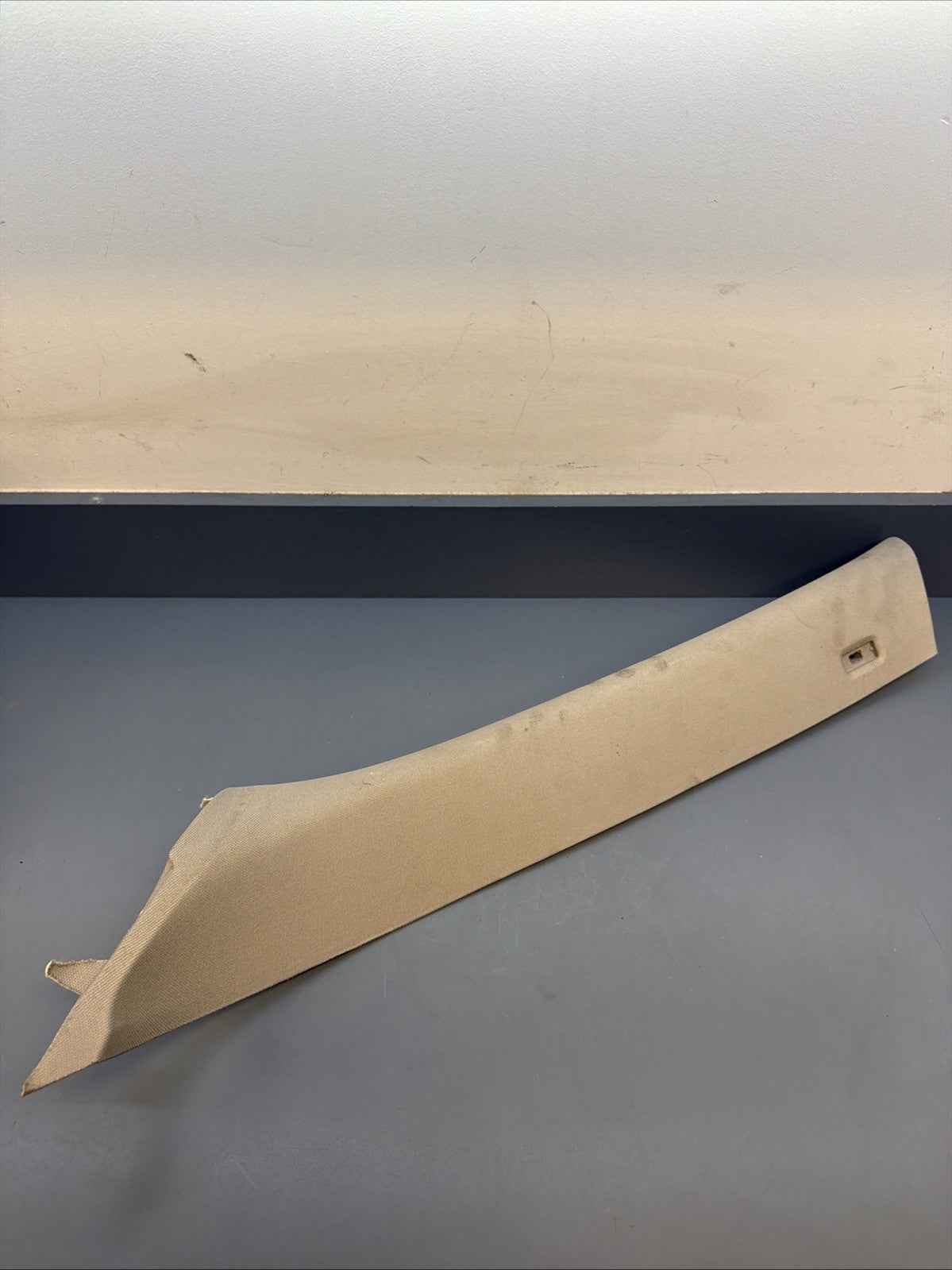 2007-2013 BMW X5 Left Front Side A Pillar Trim Finisher Panel 7129749 OEM GREY