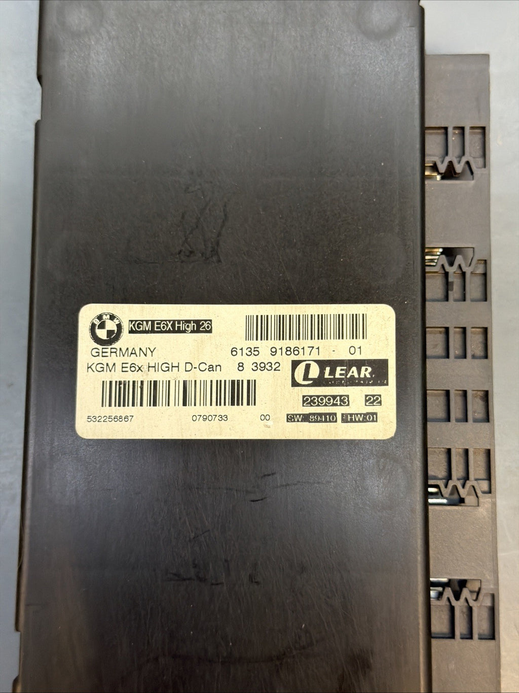 2008-2010 BMW E60 E63 E64 GATEWAY BODY CONTROL MODULE BCM OEM 9186171