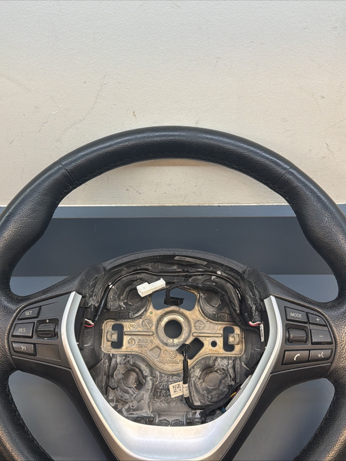 12-18 BMW F30 F32 328i 435i LEATHER SPORT STEERING WHEEL OEM 9218380