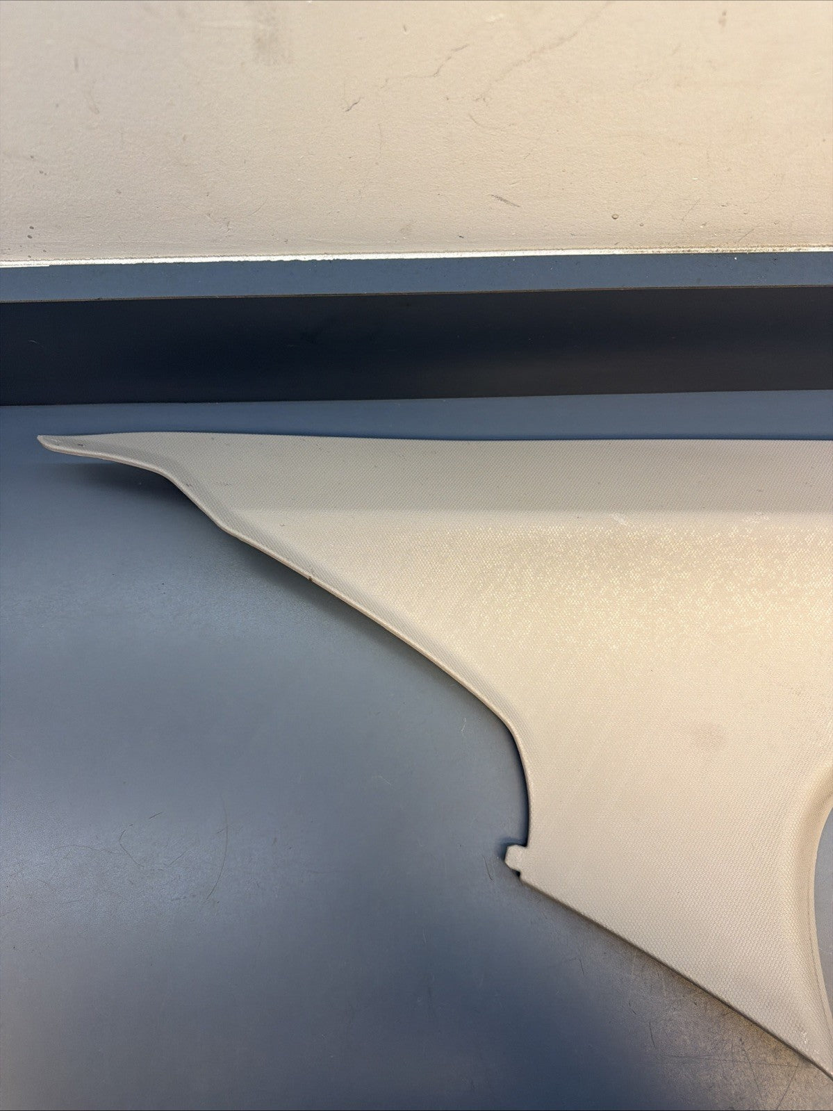 06-12 BMW E90 328i Rear Left Driver Side C-Pillar Trim Cover GRAY 7249659 OEM