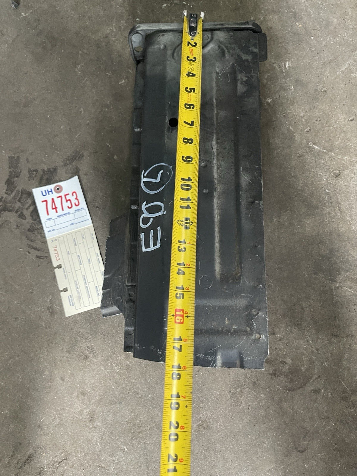 06-11 BMW E90 E91 328 335 M3 Front Left Frame Rail Apron SECTION OEM