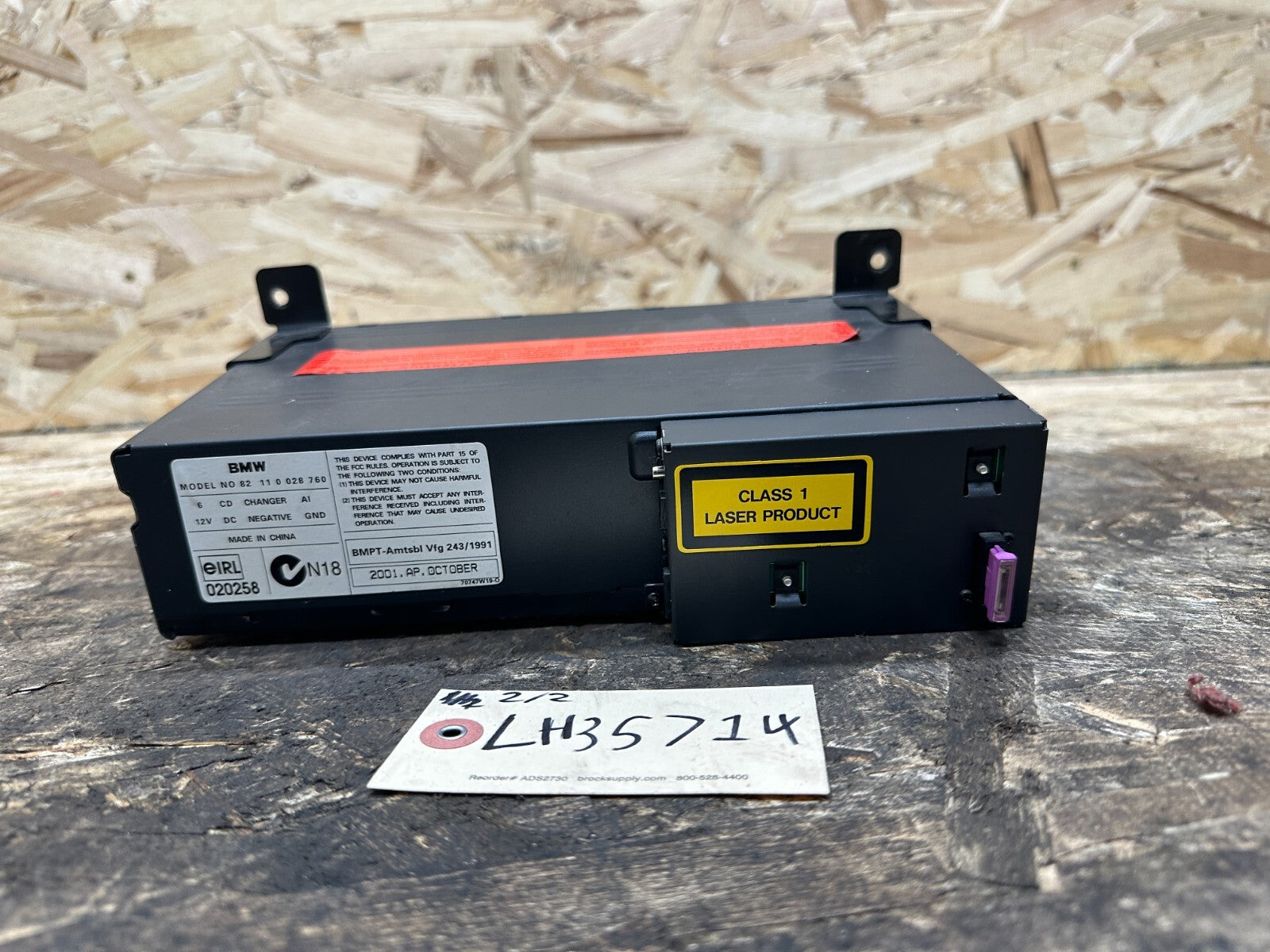 BMW 90-08 E36 E46 E39 E83 E53 E85 3/5 SERIES X3 X5 Z4 6 CD CHANGER+MAGAZINE