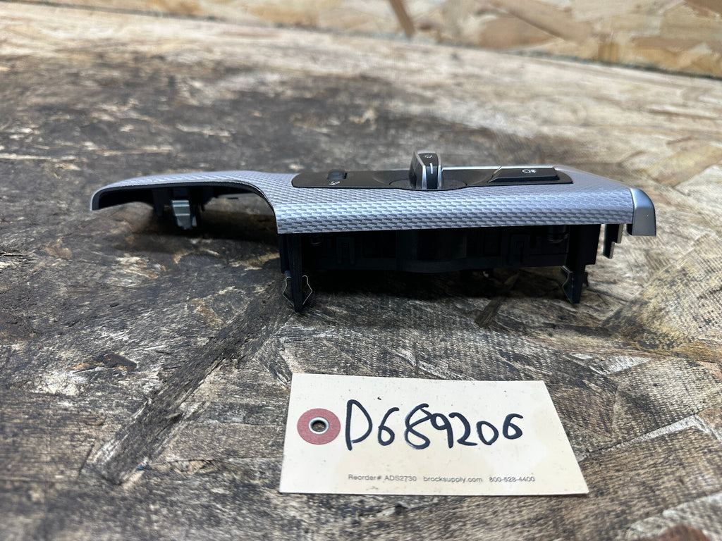 BMW 09-17 F10 5 SERIES ALUMINUM HEXAGON HEADIGHT CONTROL SWITCH OEM 9192745