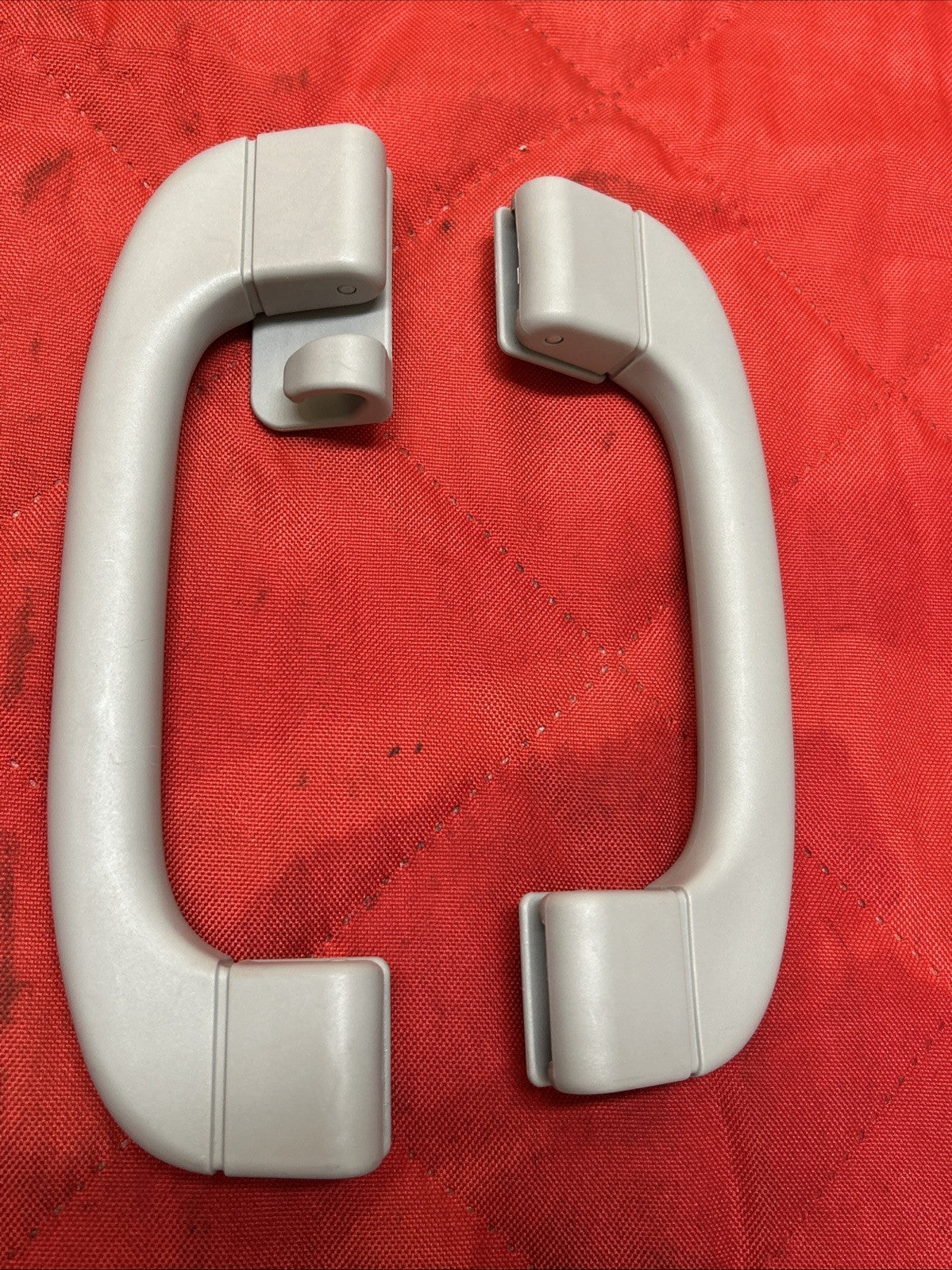 06-11 BMW E90 328I 335I INTERIOR ROOF GRAB HANDLE 7033659 OEM SET OF 4 GREY