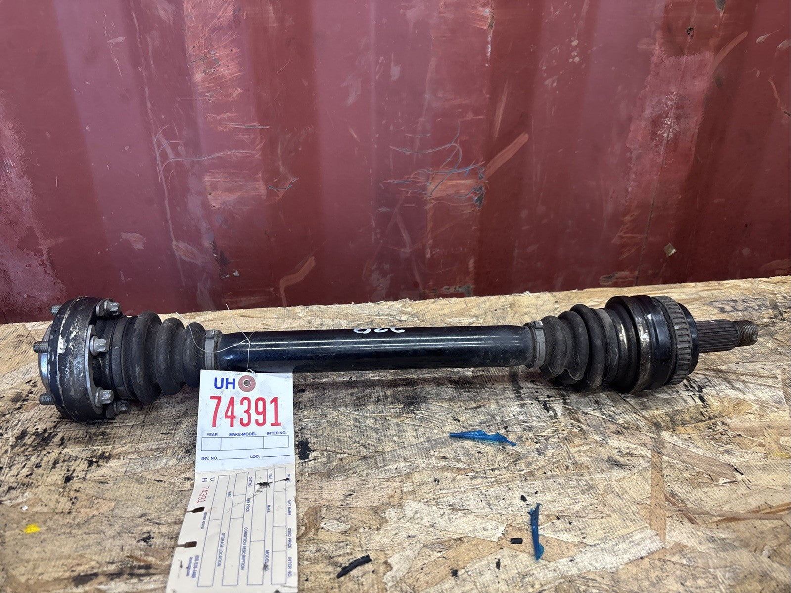 BMW OEM CV AXLE REAR LEFT  3 SERIES E90 USED N52 ENGINE 2005-2011 3321 7537715