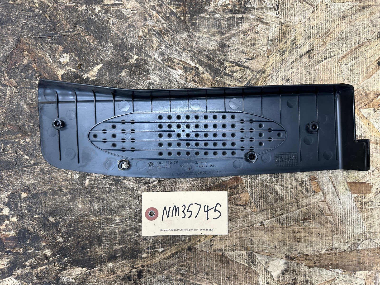 BMW 03-15 E81 E90 1 3 SERIES E84 X1  /M LEFT FOOT REST DEAD PEDAL OEM 7906850