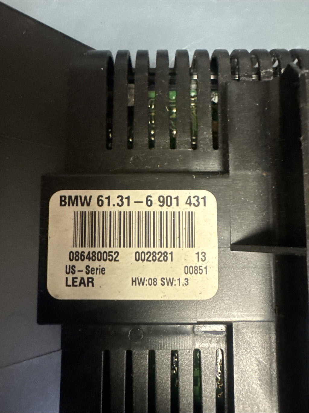 BMW 99-06 E46 3 SERIES HEADLIGHT CONTROL SWITCH+LIGHT MODULE OEM 6901431