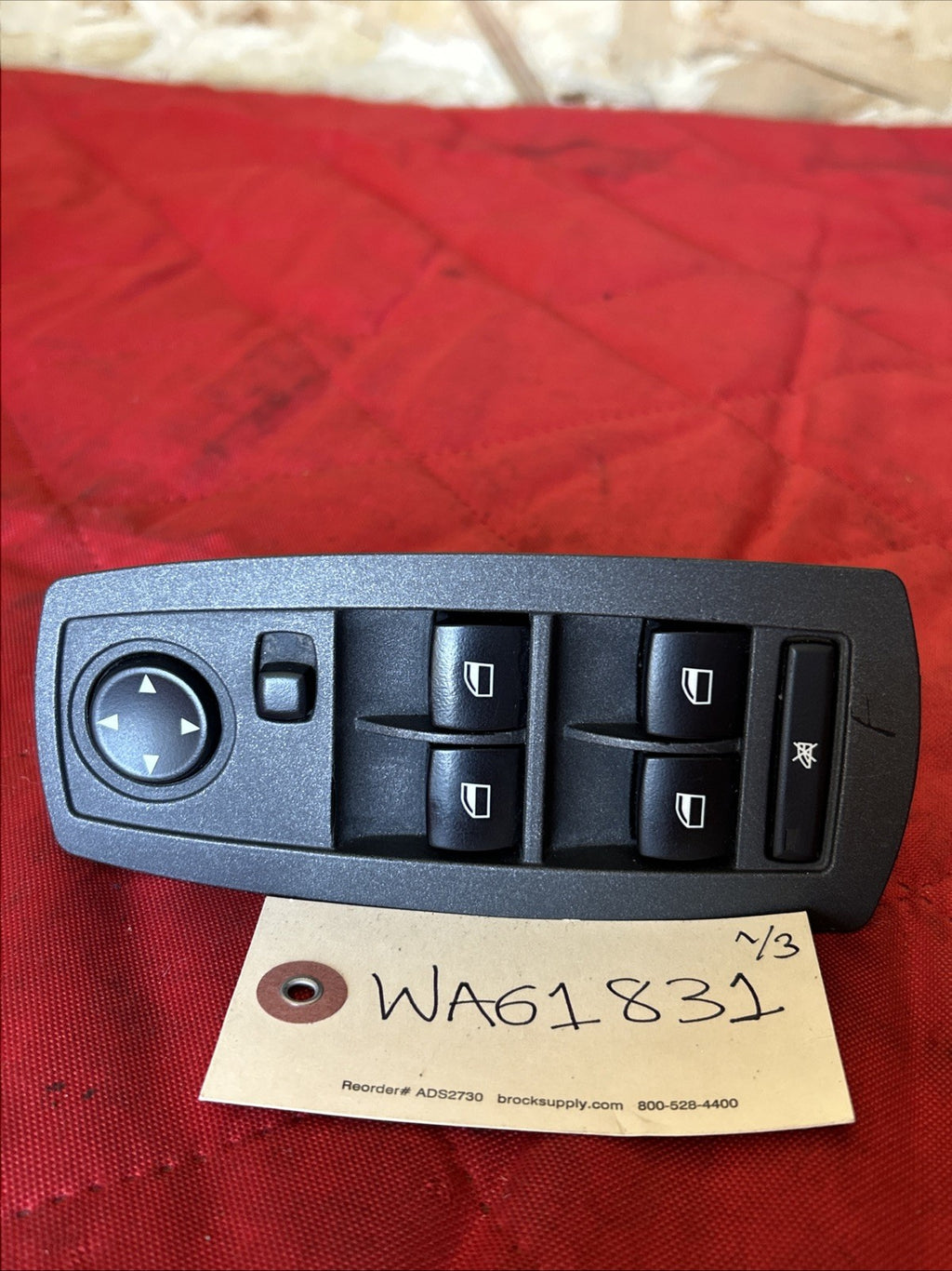 Door Master Power Window Switch Driver Side 3414354 fits 2004-2010 BMW X3