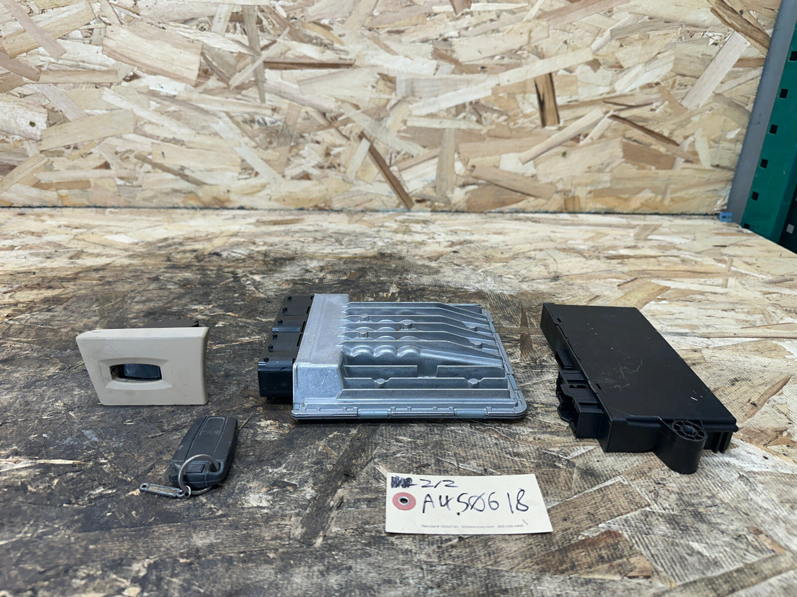 BMW 06-13 N52 ENGINE ECU+CAS(IMMOBILIZER)+KEY MSV80 SET 9147227+7594483