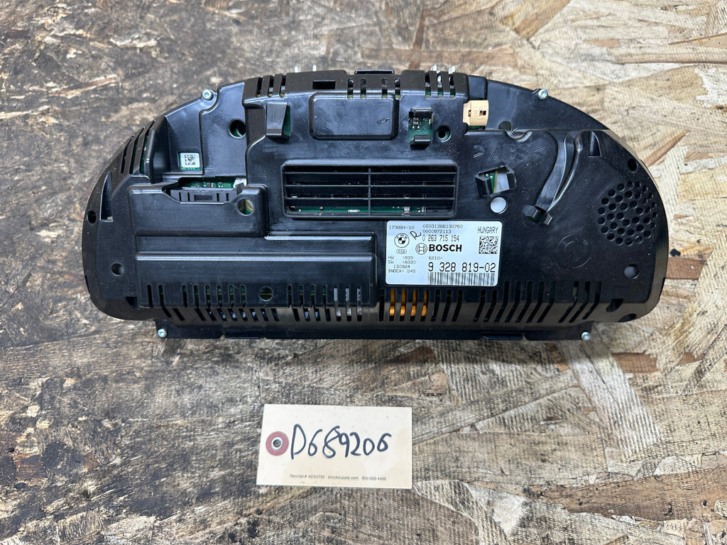BMW 12-16 F10 535d DIESEL LCI SPEEDOMETER INSTRUMENT GAUGE CLUSTER MPH 9328819