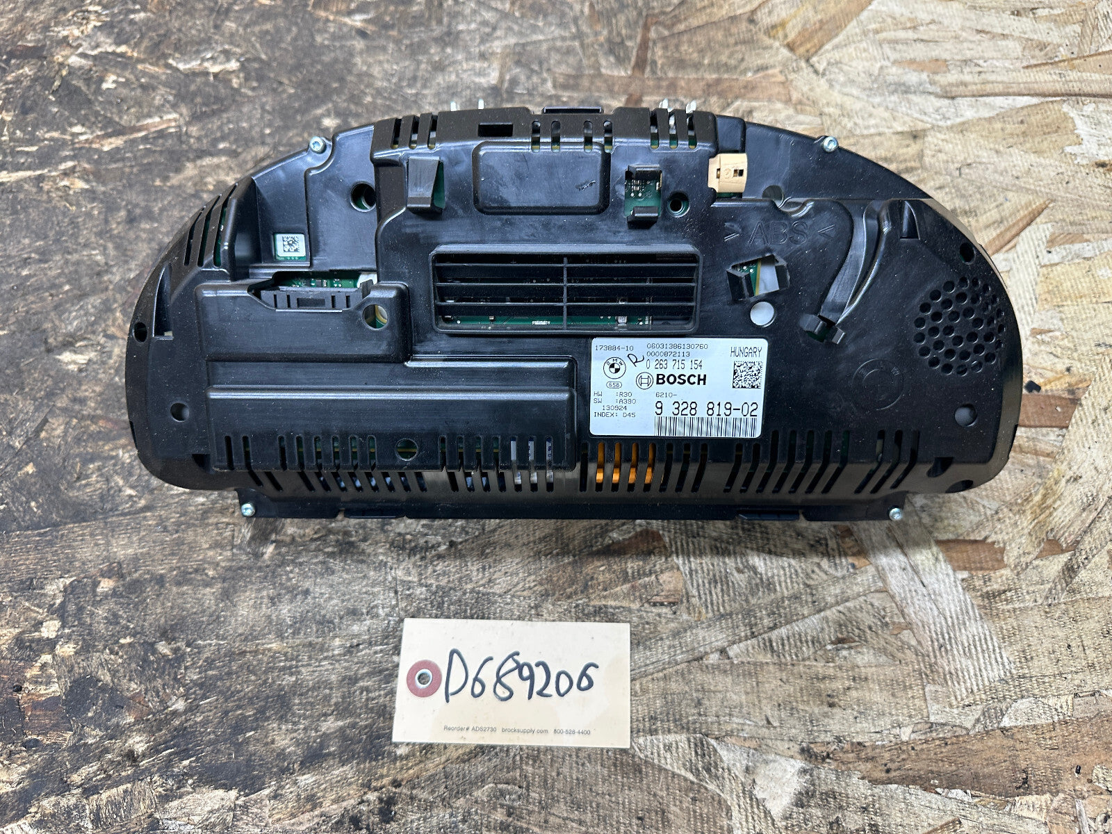 BMW 12-16 F10 535d DIESEL LCI SPEEDOMETER INSTRUMENT GAUGE CLUSTER MPH 9328819
