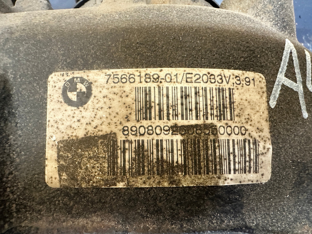 BMW E90 325xi 328xi 3 SERIES REAR DIFFERENTIAL FINAL 3.91 DRIVE OEM 7566189