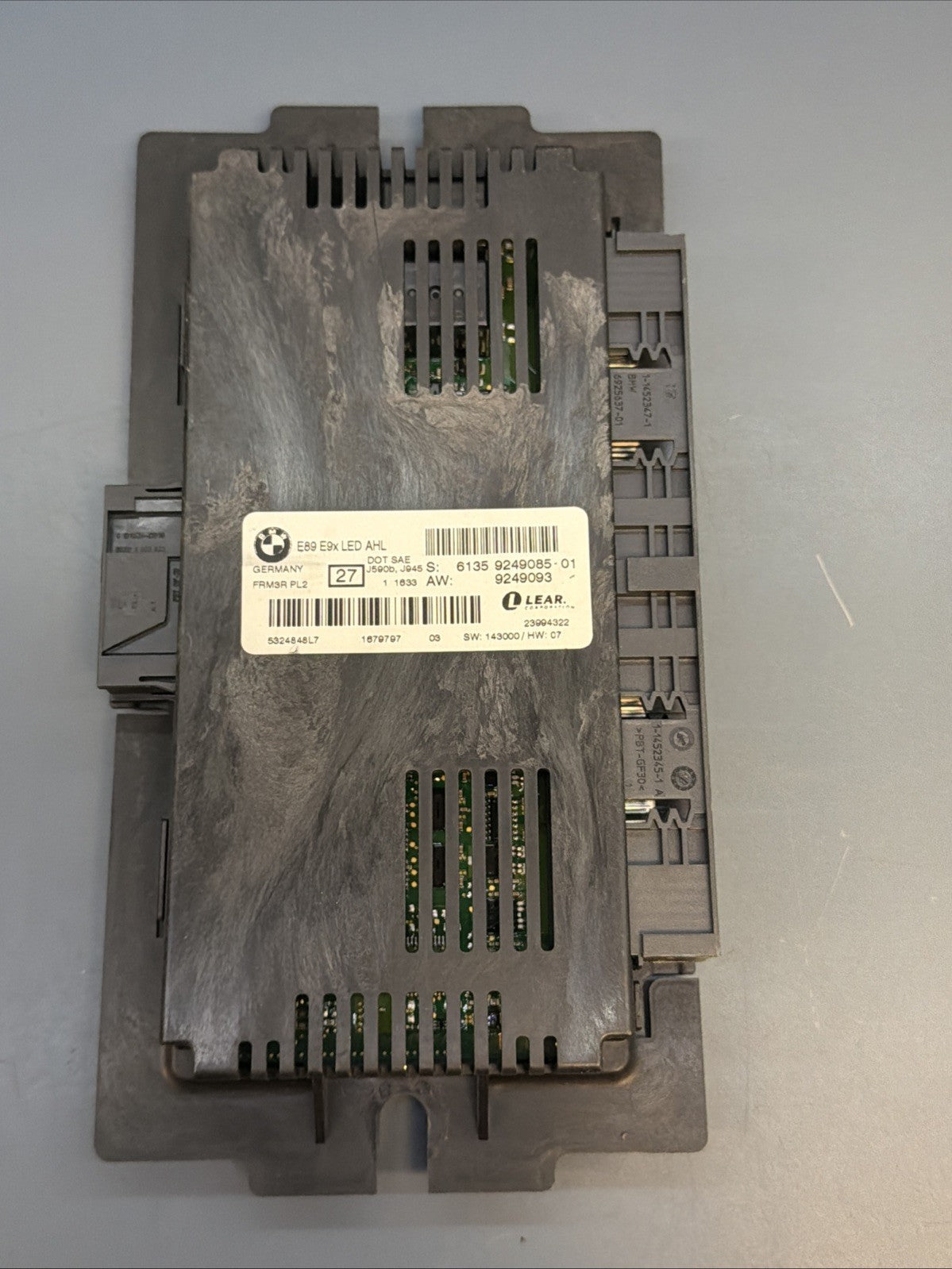 07-13 BMW E90 E92 3 SERIES LIGHT CONTROL MODULE UNIT LCM 9249085 OEM