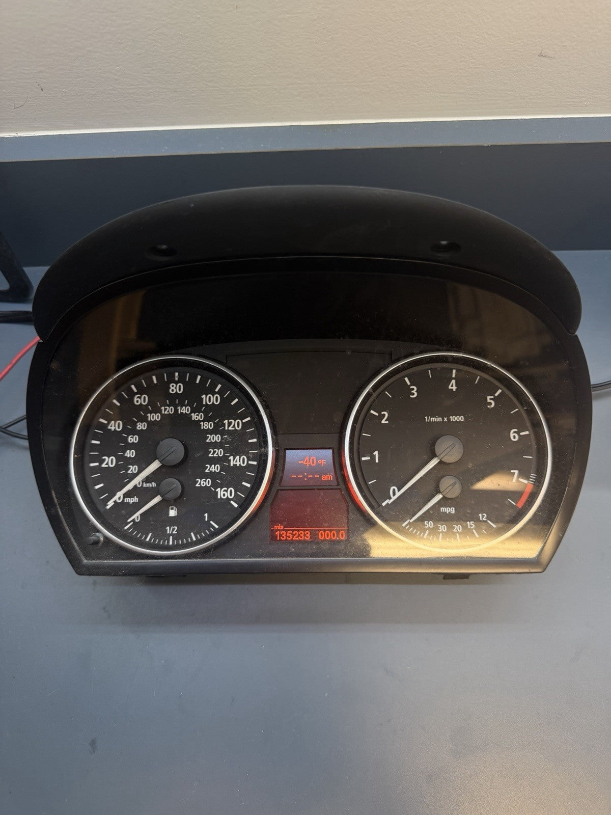 06-13 OEM BMW E90 E91 E92 E93 328 Speedometer Instrument Cluster 6983495 135K
