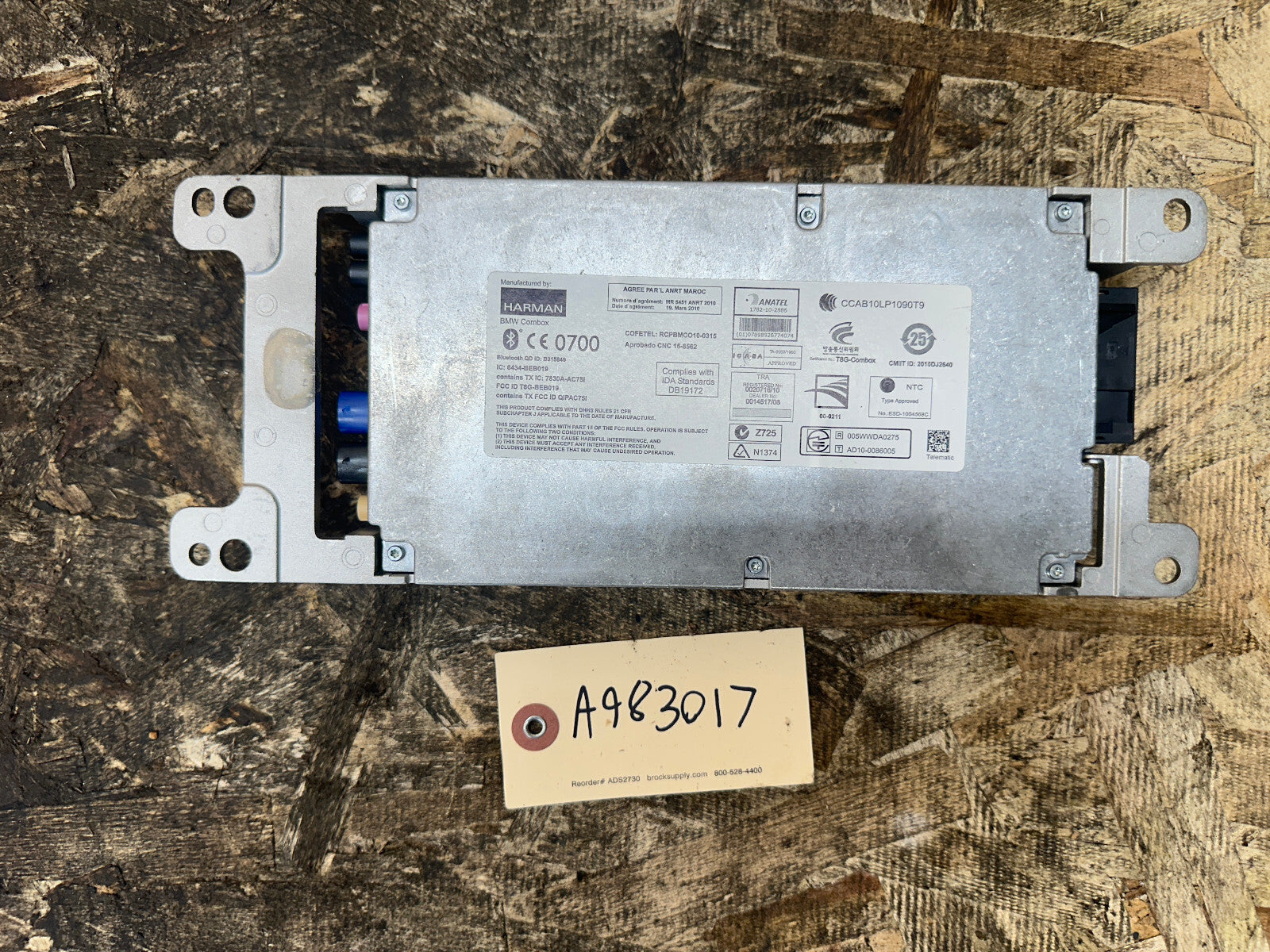 BMW 2010-2016 1/3 SERIES X1 X5 X6 Z4 GPS TELEMATICS CONTROL MODULE TCU 9257164