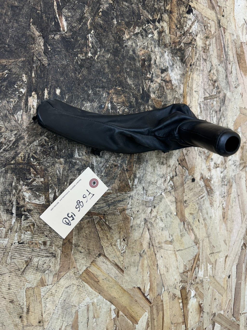 BMW 2012-2019 F30 PARKING BRAKE LEATHER BOOT COVER BLACK OEM 7846807