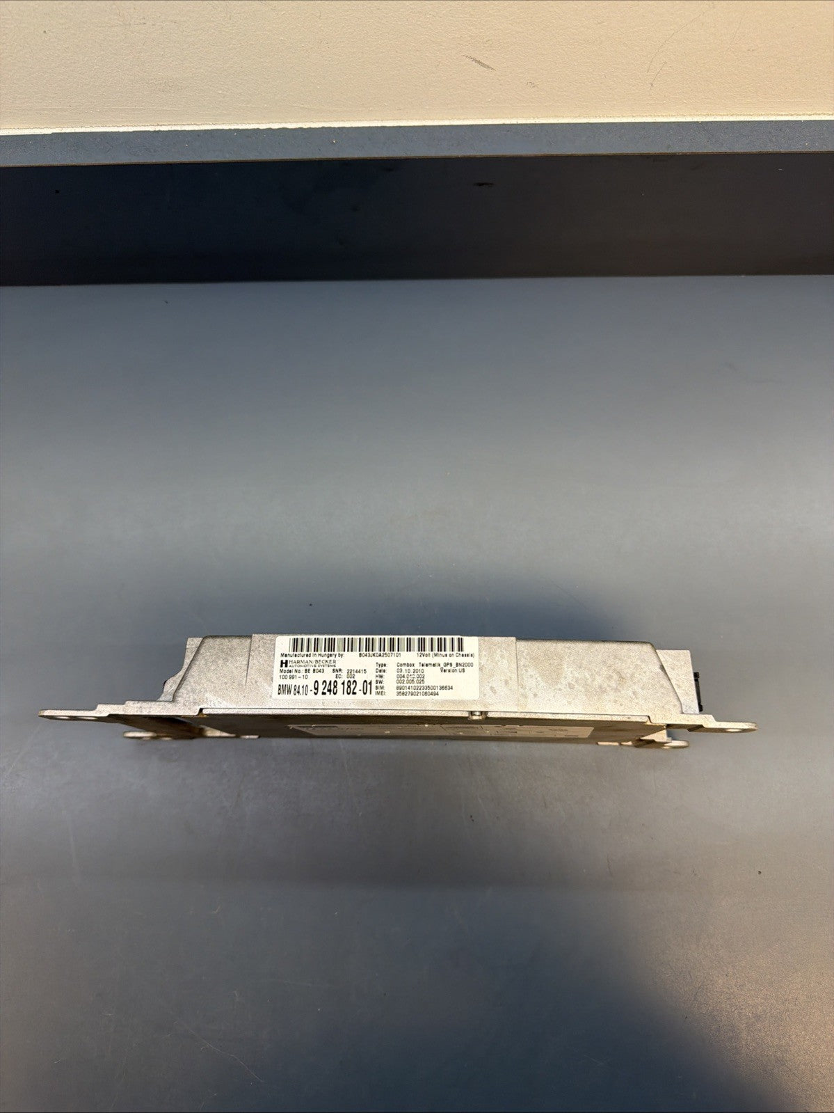 11-13 BMW E90 E92 E93 335i GPS COMBOX TELEMATICS CONTROL MODULE 9248182 OEM