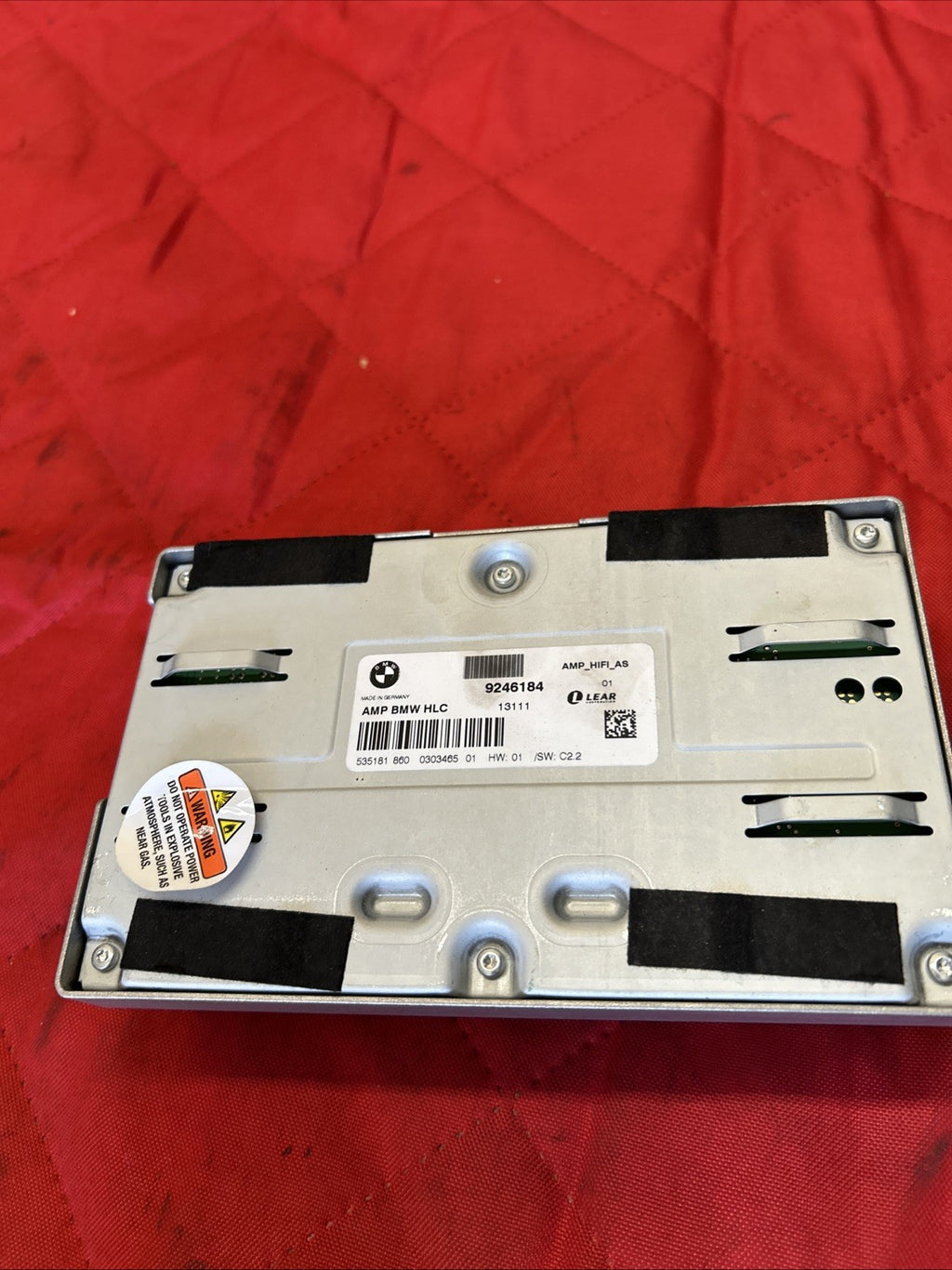 07-11 BMW E90 E92 F25 X3 335i 335d HiFi Audio Music Amplifier 9246184 OEM