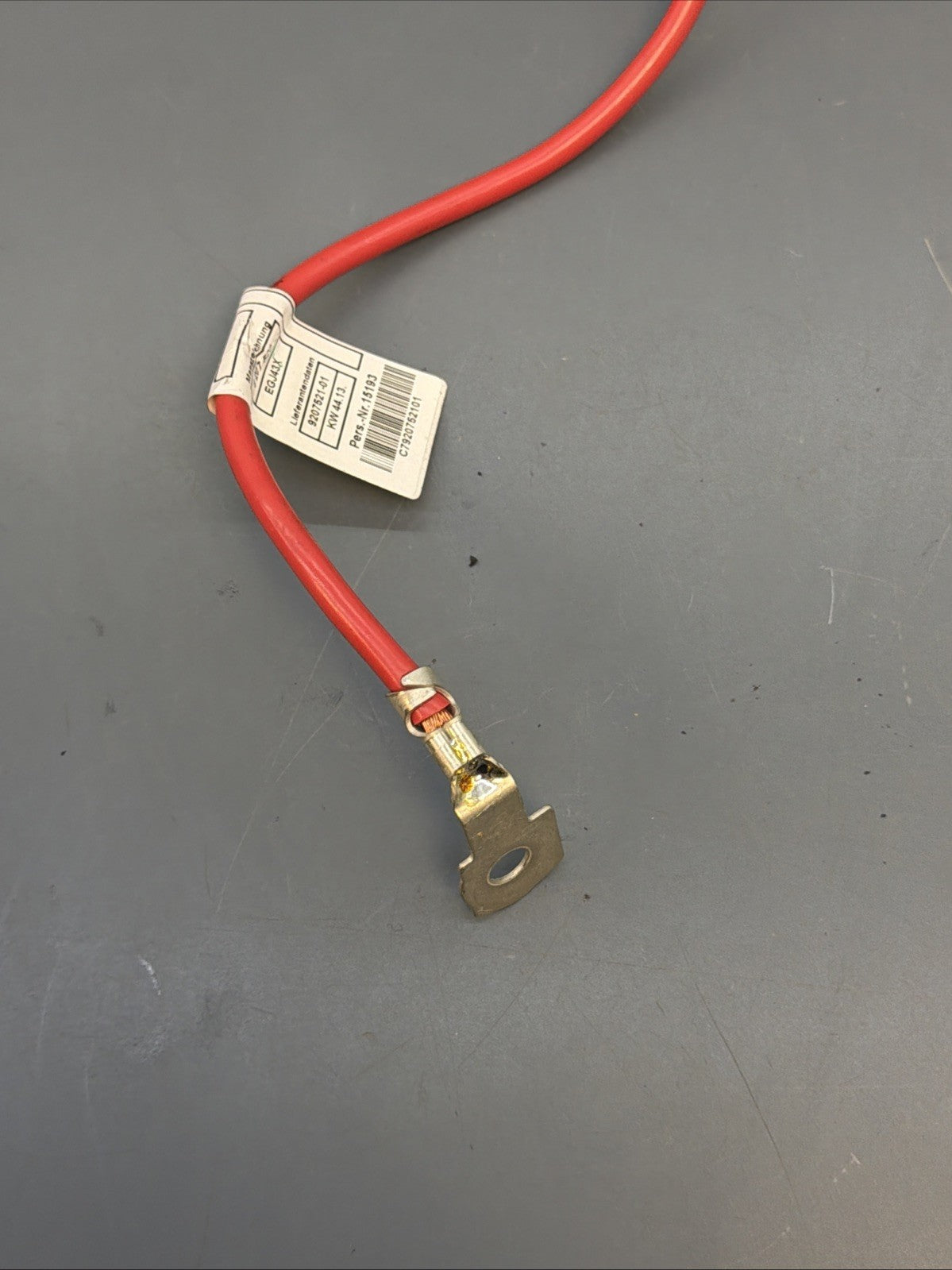 09-15 BMW 328i E84 E92 X1 POSITIVE BATTERY CABLE WIRE 9207521 OEM