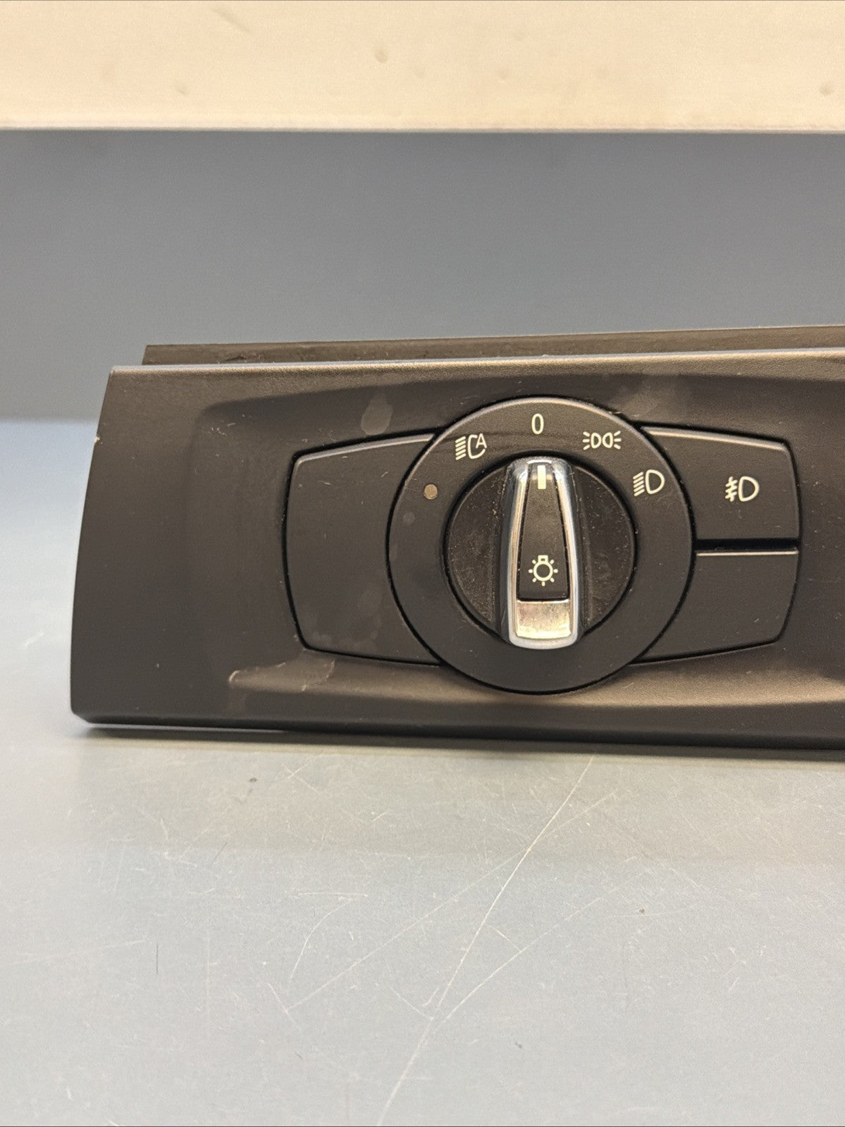 06-12 BMW E90 E92 E93 328i 335i HEADLIGHT CONTROL SWITCH UNIT BLACK 9169410 OEM