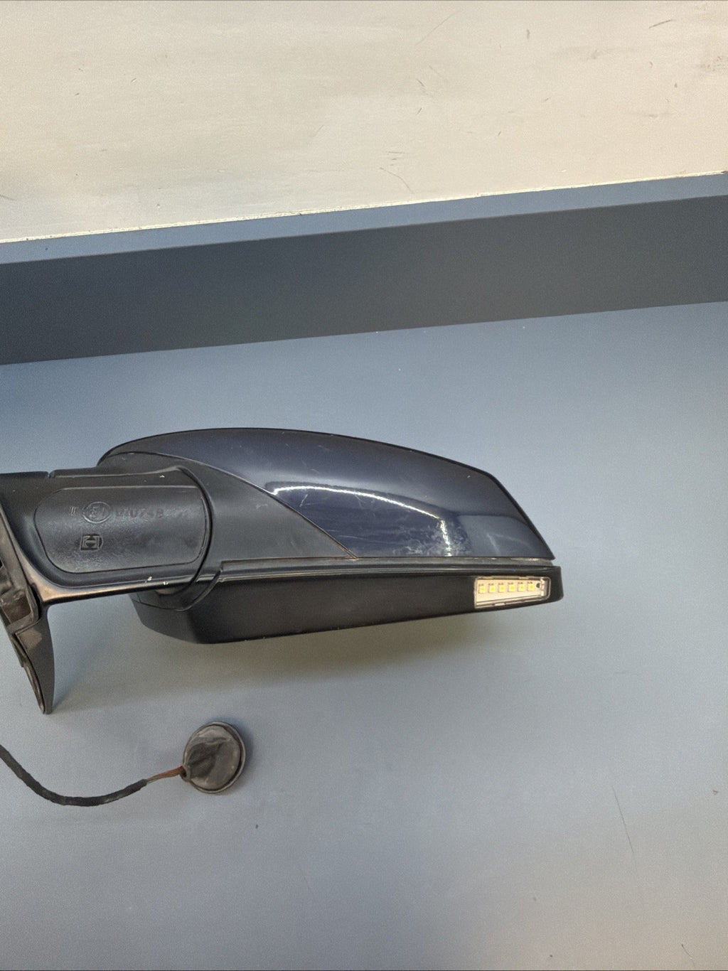 2006-2010 BMW 528I 535I 525I E60 LEFT DRIVER SIDE BLACK POWER DOOR MIRROR OEM