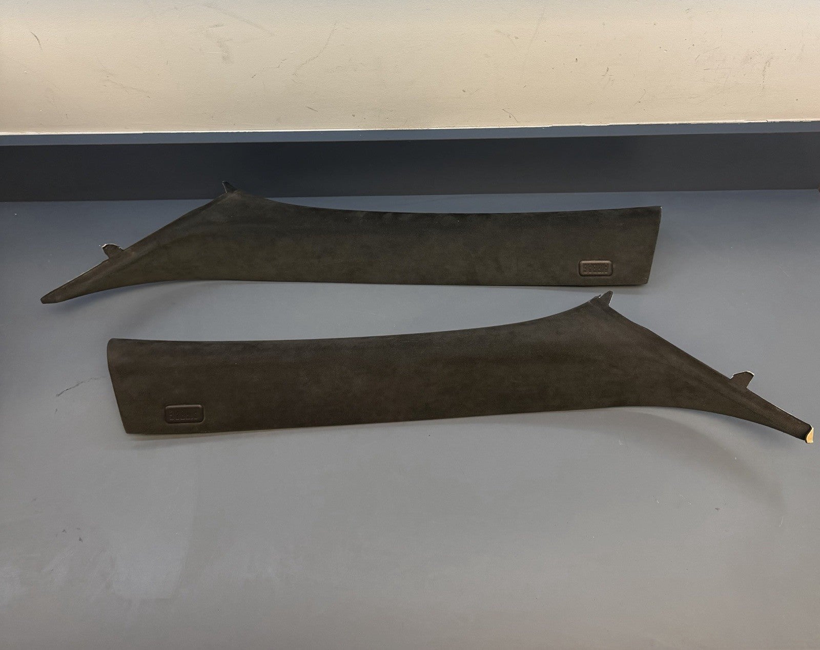 04-10 BMW E63 M6 Headliner Roof Pillar Trim Sun Visor Black Alcantara Set OEM