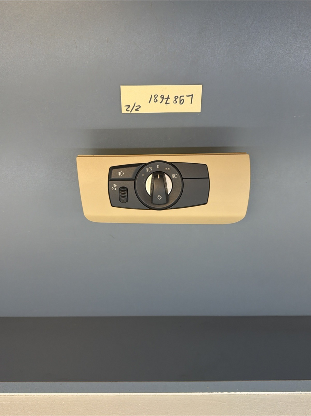 2007 - 2013 Bmw X5 E70 Headlight Fog Light Dimmer Control Switch 9134728 Oem