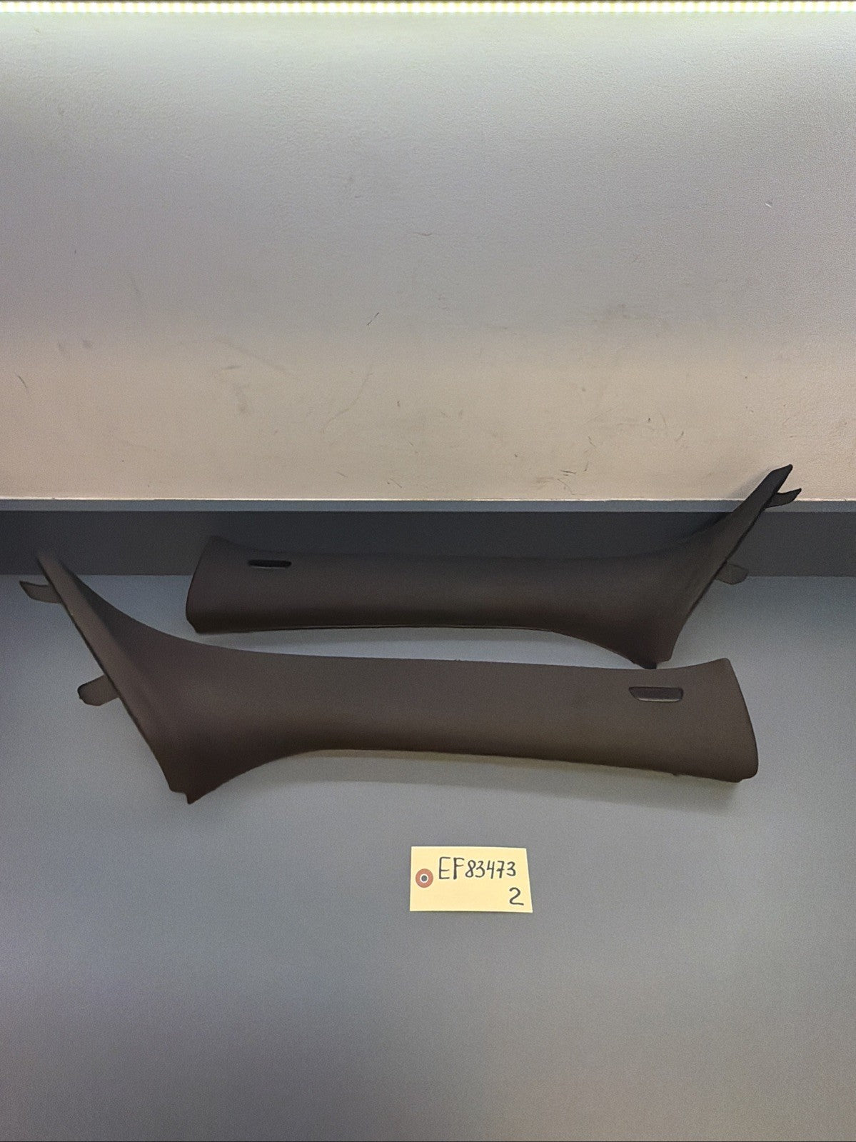 18-23 BMW F39 X2 LEFT & RIGHT SIDE WINDSHIELD A PILLAR TRIM 7426399 7426400