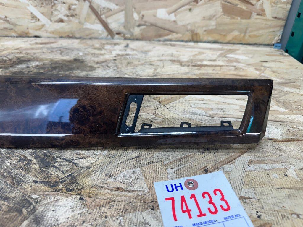 BMW 2001-2010 5 SERIES CENTER DASH POPLAR WOOD VENT TRIM OEM 6970268