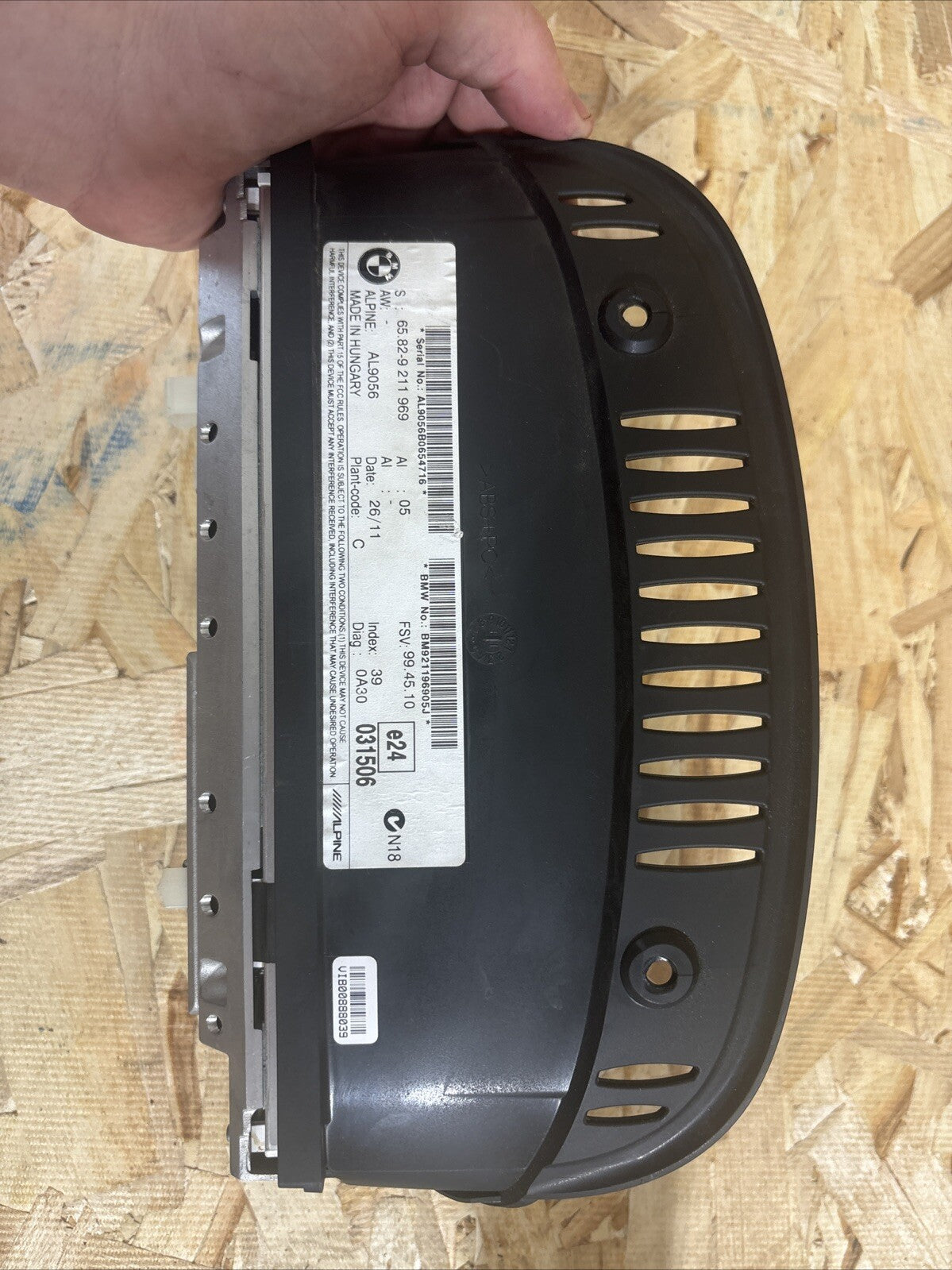 NAVIGATION DISPLAY SCREEN MONITOR fits BMW 535 XI 2006-2010 OEM 65.82-9 211 969
