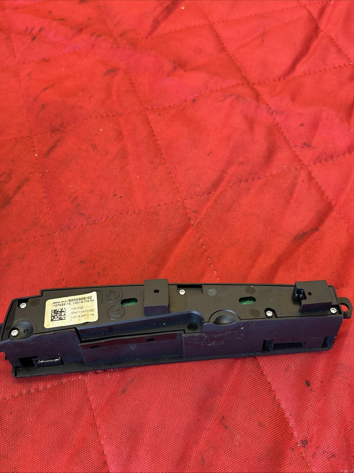 BMW 2011-2014 F25 X3 F10 5 SERIES TRACTION CONTROL BUTTON TRIM OEM 9202929