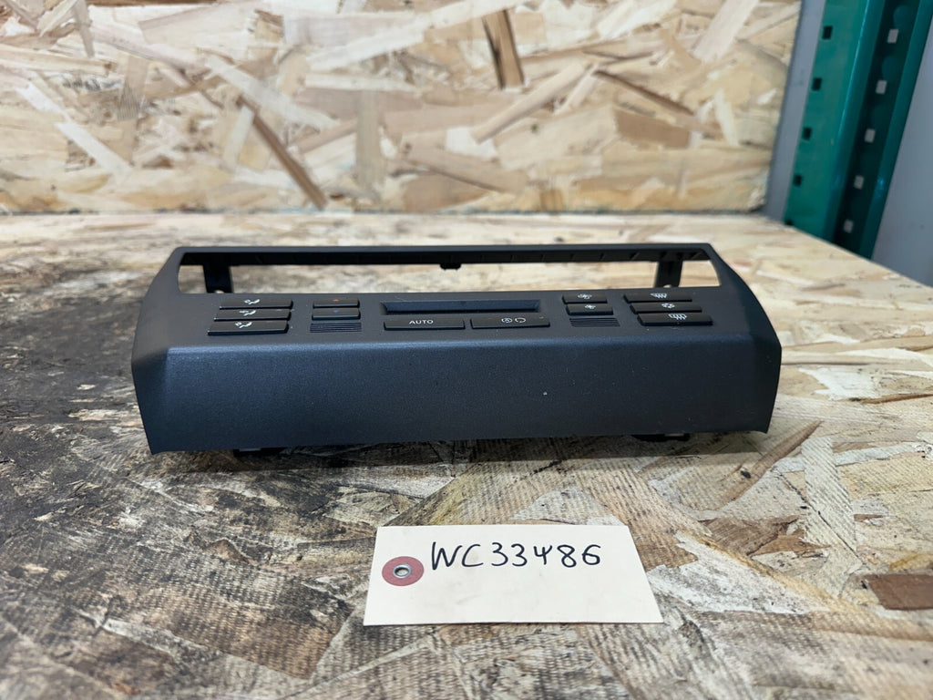 BMW 03-10 E83 X3 BLACK HEATER/AC CLIMATE CONTROL SWITCH PANEL+TRIM OEM 3413866