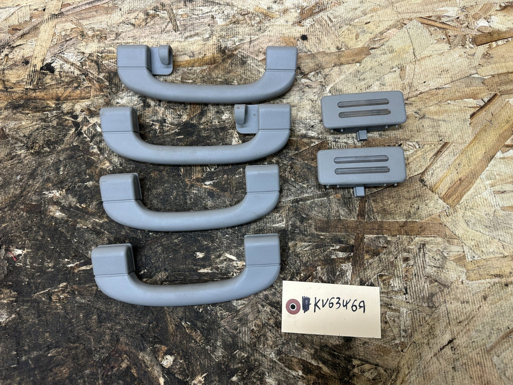 BMW 2006-2012 E90 E9X GRAY GRAB HANDEL SET W READING LIGHTS OEM 7033659