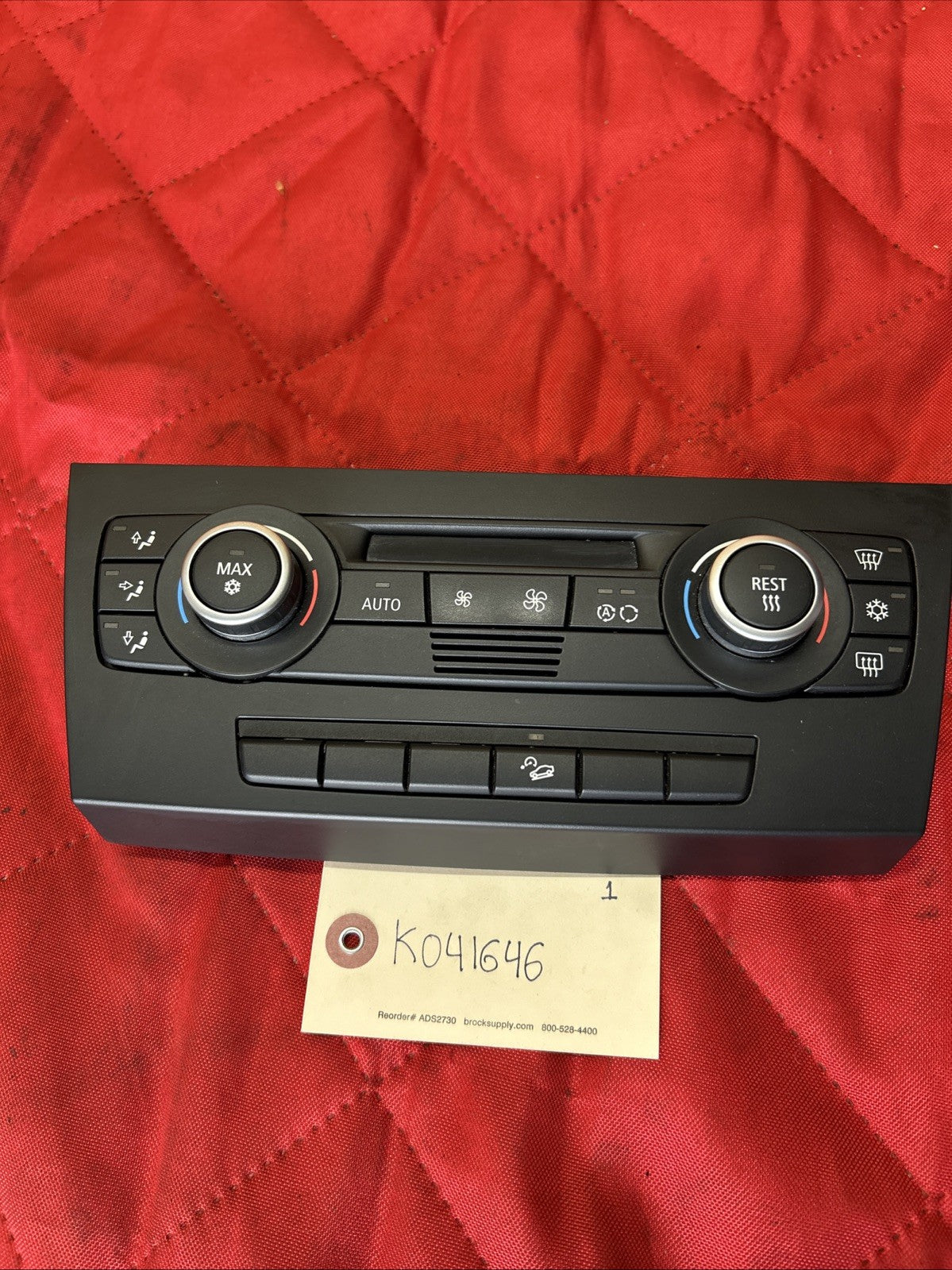 07-09 BMW E90 E93 E93 3 SERIES AC HEATER CLIMATE CONTROL TEMPERATURE OEM 9162983