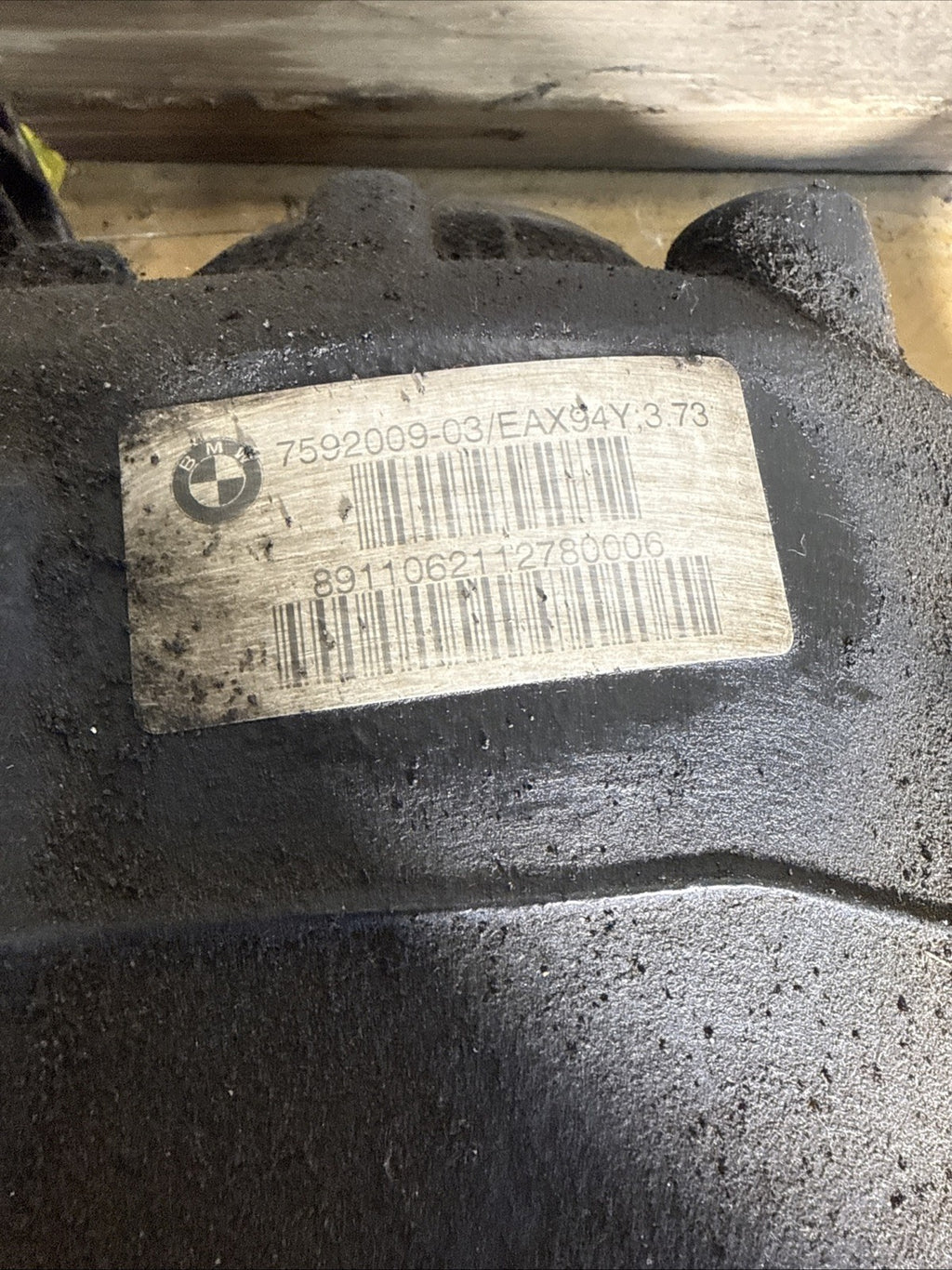 BMW REAR DIFFERENTIAL F25 X3 SERIES FINAL DRIVE 3.73 7592009