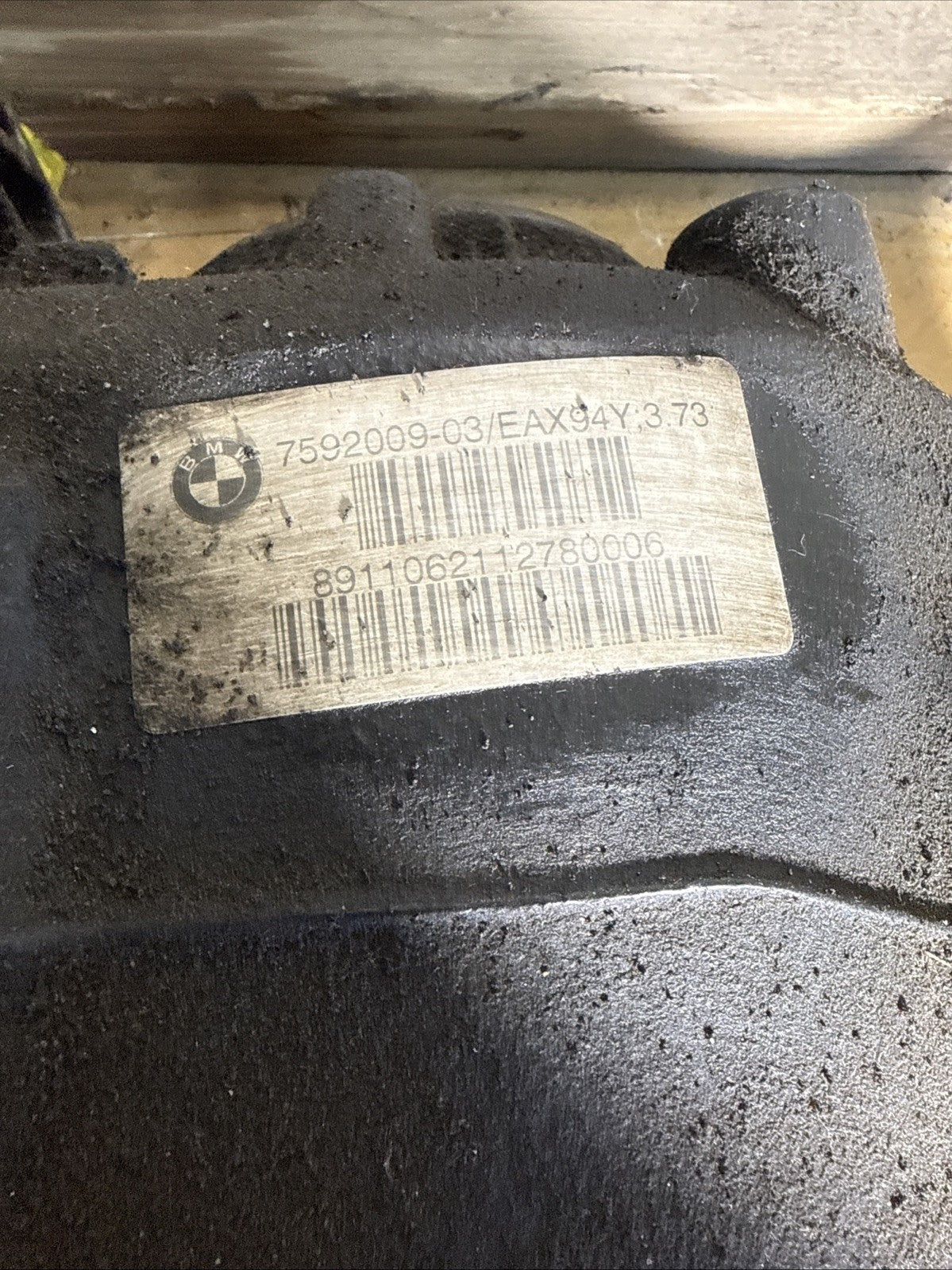 BMW REAR DIFFERENTIAL F25 X3 SERIES FINAL DRIVE 3.73 7592009