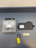 BMW 328I 128I E90 E92 E93 E82 N52 ENGINE ECU SET DME MSV80 CAS3 KEY SET 7576297