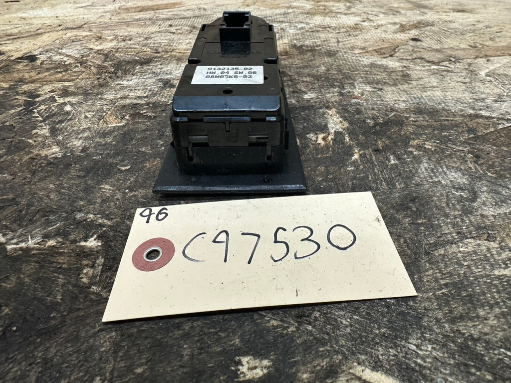 BMW 06-12 E90 LEFT DRIVER SIDE MASTER POWER WINDOW MIRROR SWITCHES OEM 9132135