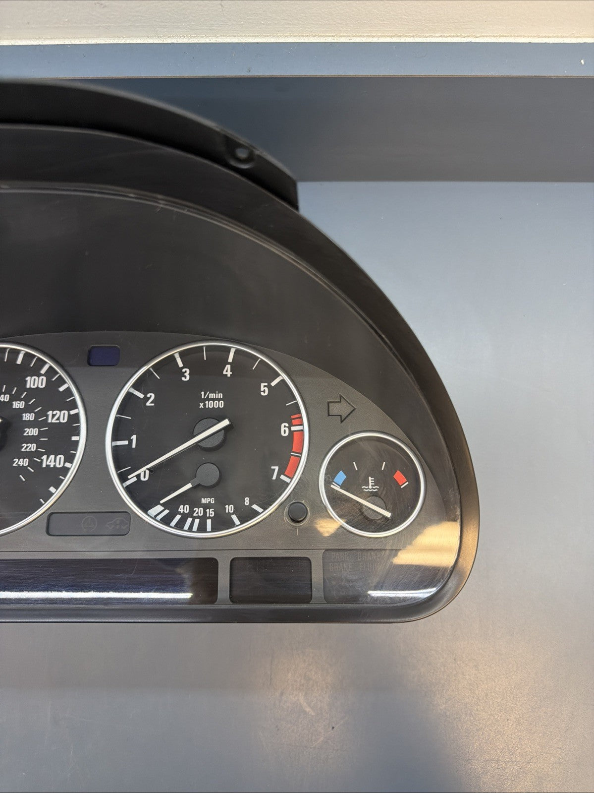 95-03 BMW E38 740iL INSTRUMENT CLUSTER SPEEDOMETER ODOMETR 8369038 OEM 255K