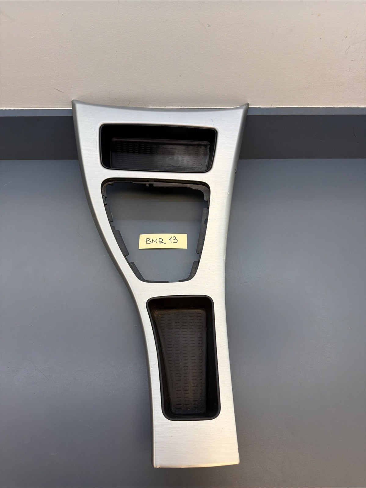 06-13 BMW E90 E92 328i 330i 335i Center Console Brushed Aluminum trim 7118034