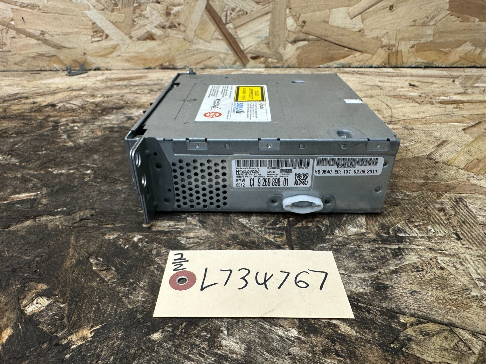 BMW 2011-2014 F25 X3 AM FM CD RADIO RECIEVER OEM 926989801