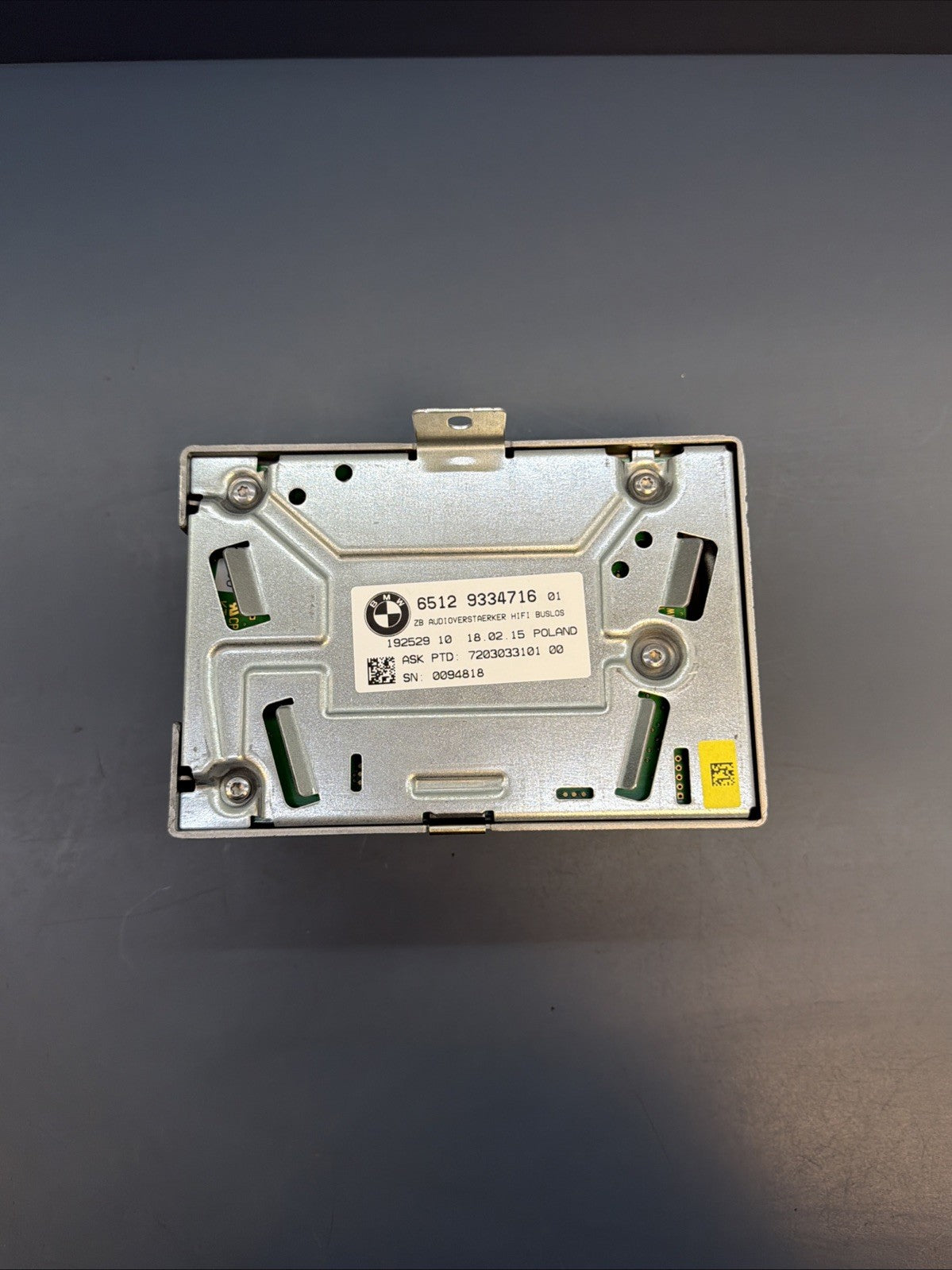 2012-2015 BMW F30 328i 335i HiFi Audio Sound Amplifier Amp System OEM 9334716
