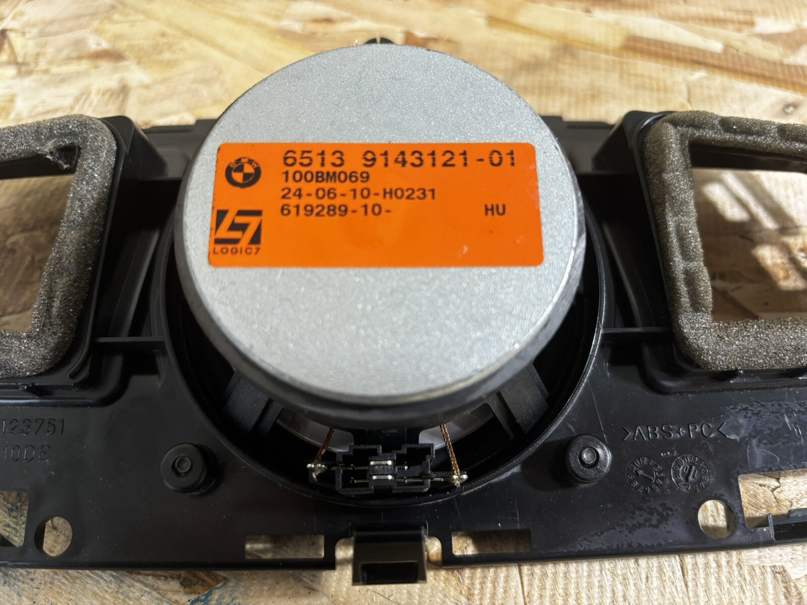 08 09 10 BMW 335XI 528i 535i 550i REAR SPEAKER 6513-9143121-01 GENUINE OEM