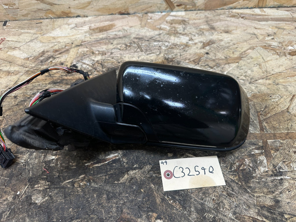 BMW 1997-2002 E46 PRE LCI LEFT/DRIVER SIDE VIEW MIRROR BLACK OEM 0117351