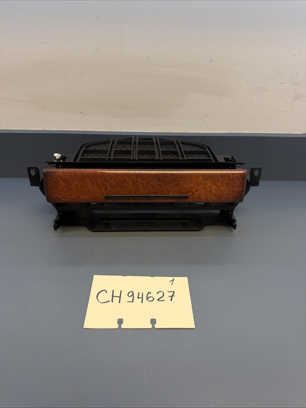 98-03 BMW E39 525i 530i Radio Panel Wood Cover Trim 7037713 OEM
