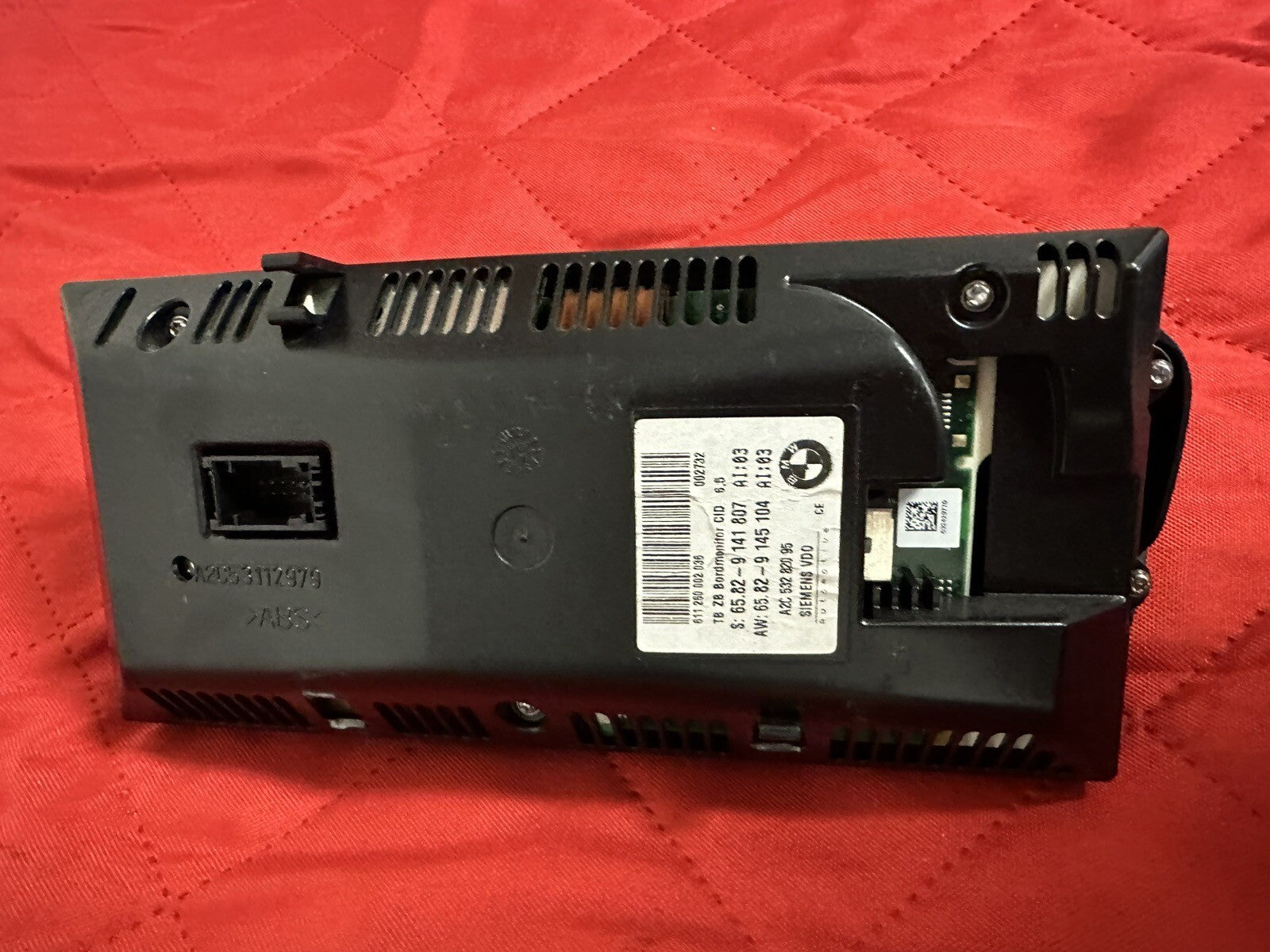 BMW E60 E63 E64 5 6 SERIES DISPLAY MONITOR SAT NAV SCREEN 6.5" OEM 9141807