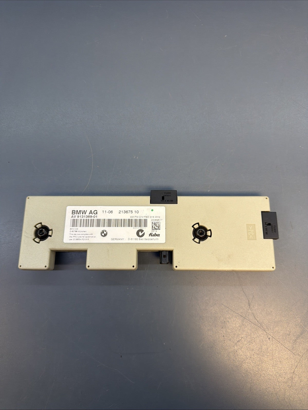 06-13 BMW M3 E90 SEDAN 3 SERIES ANTENNA RECEIVER BOOSTER AMPLIFIER 9131369