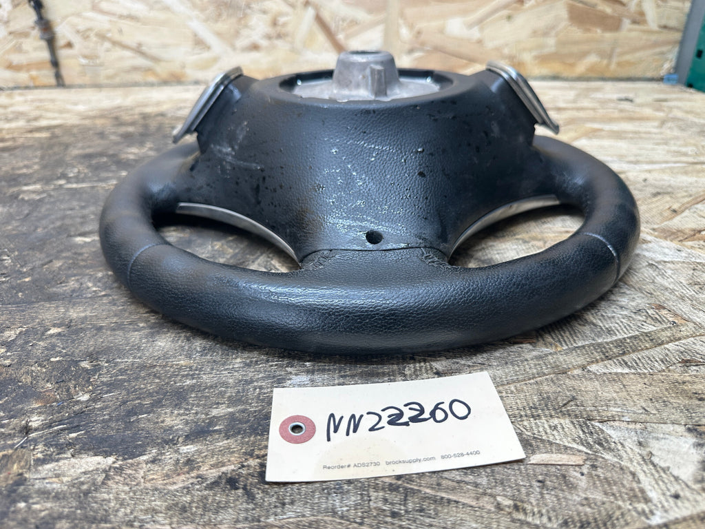 BMW 06-11 E90 3 SERIES BLACK LEATHER SPORT STEERING WHEEL W PADDLES OEM 6795858